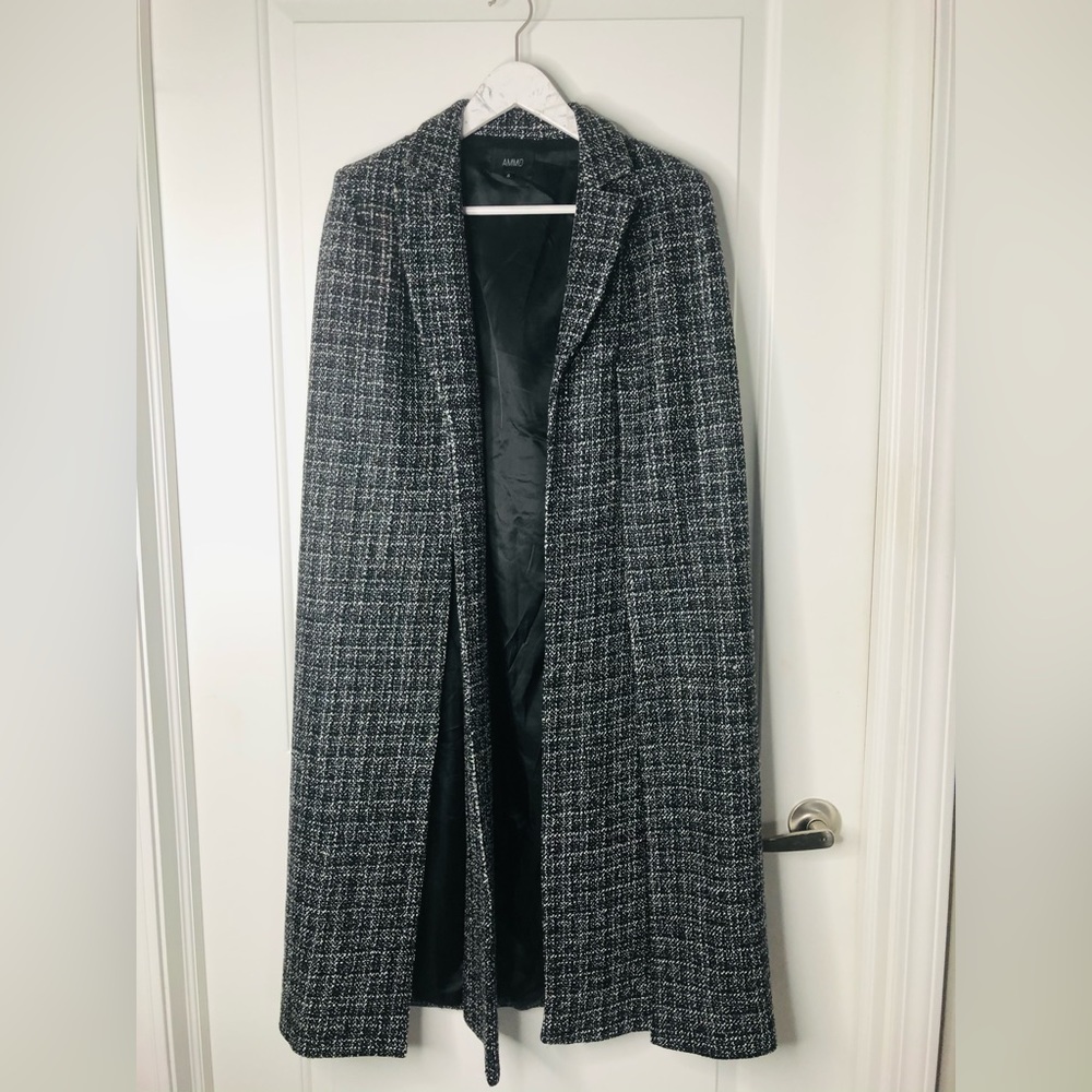 Tweed Cape Coat Size Small